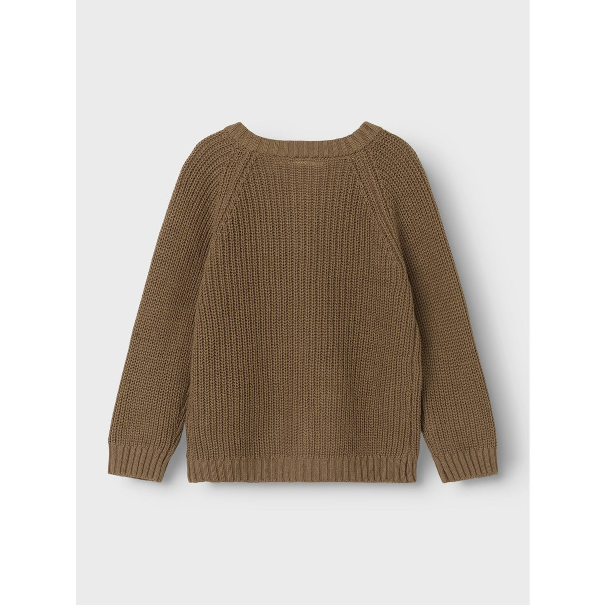 Lil'Atelier Sepia Tint Emlen Lin Stickad Cardigan Noos