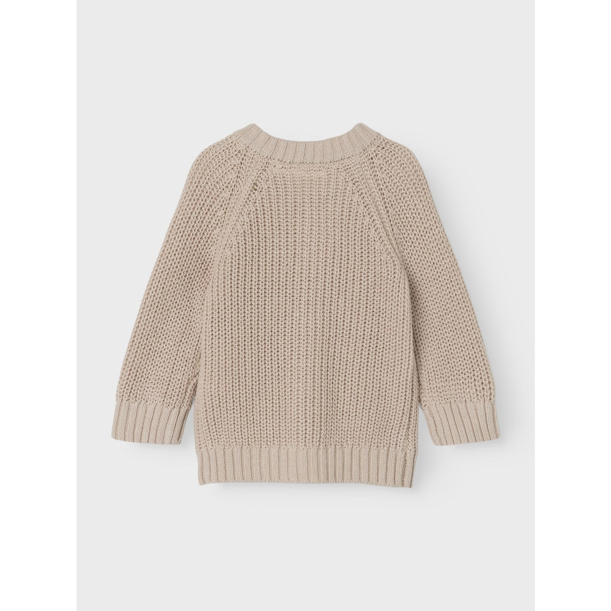 Lil'Atelier Gray Morn Emlen Stickad Cardigan Noos