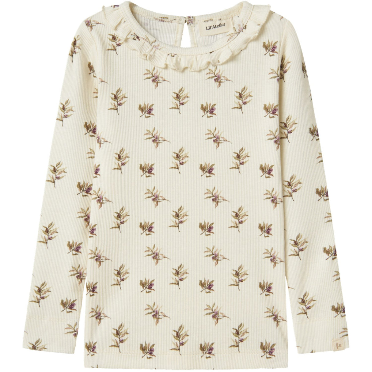 Lil'Atelier Turtledove Olive Gavo Els Slim Blus