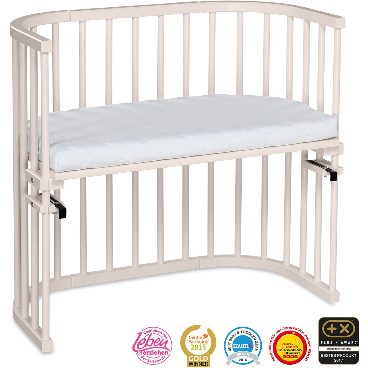 babybay® Beige Varnished Original Co-Sleeper