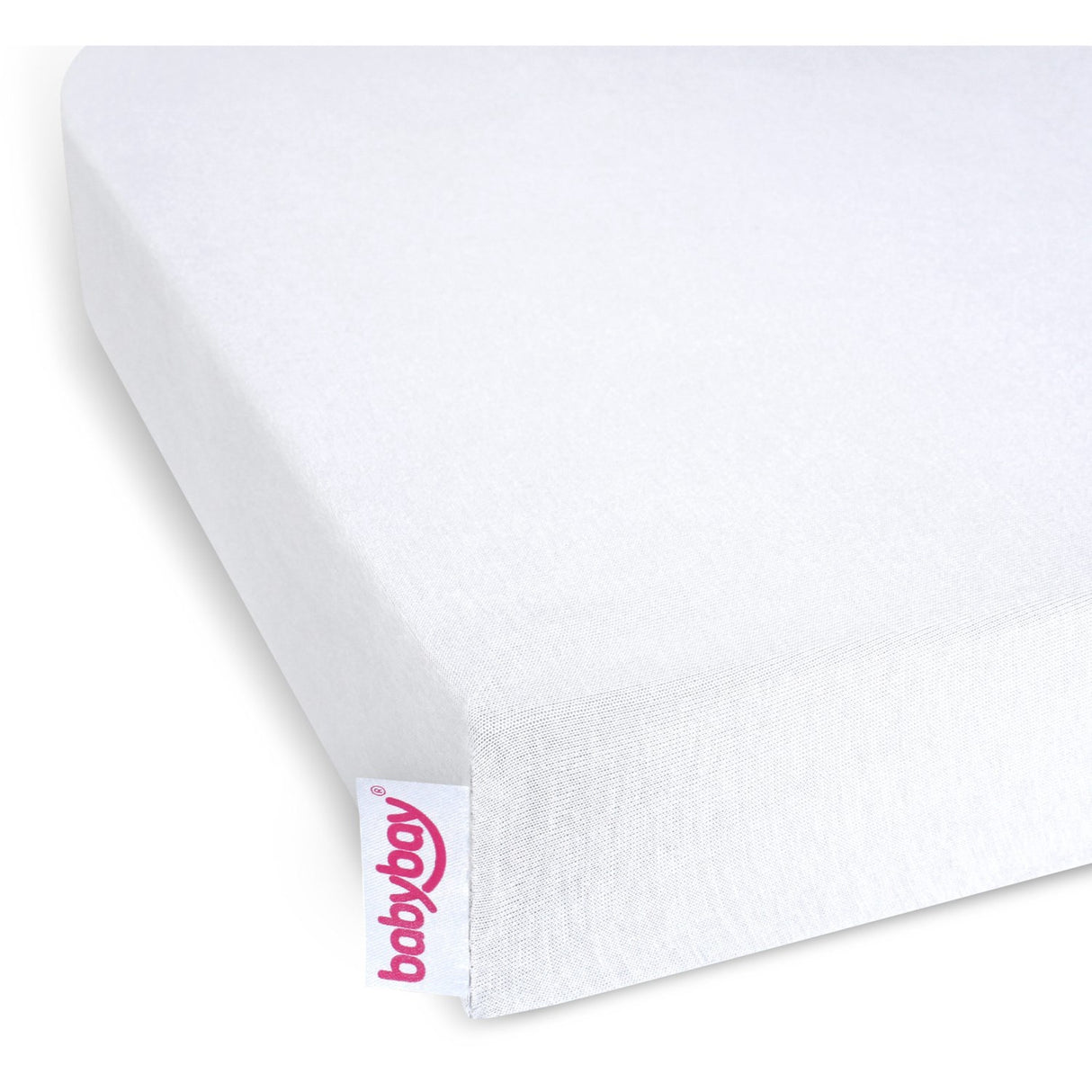 babybay ® White Jersey Cover Deluxe Ark Maxi, Midi, Boxspring, Comfort and Comfort Plus