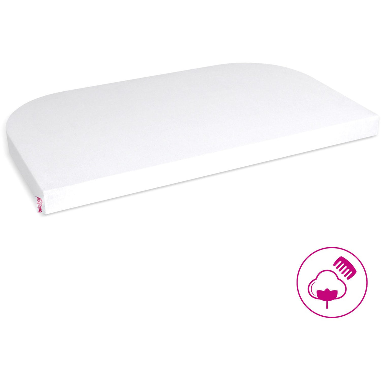 babybay ® White Jersey Cover Deluxe Ark Original