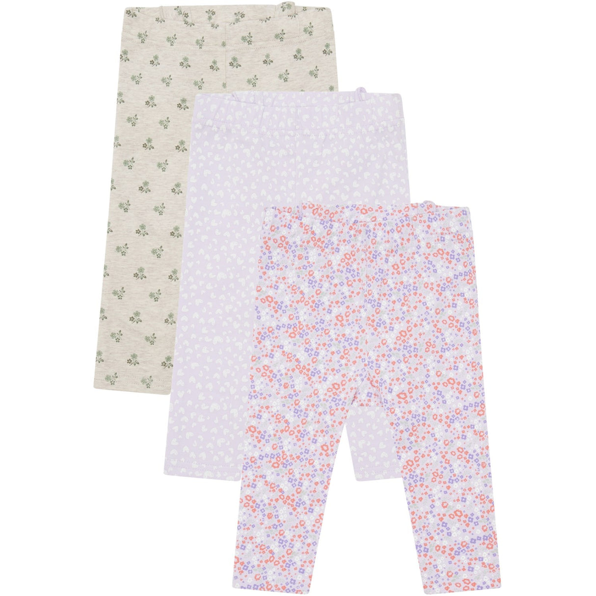 Hust & Claire Wheat Melange Liva Leggings 3-pack