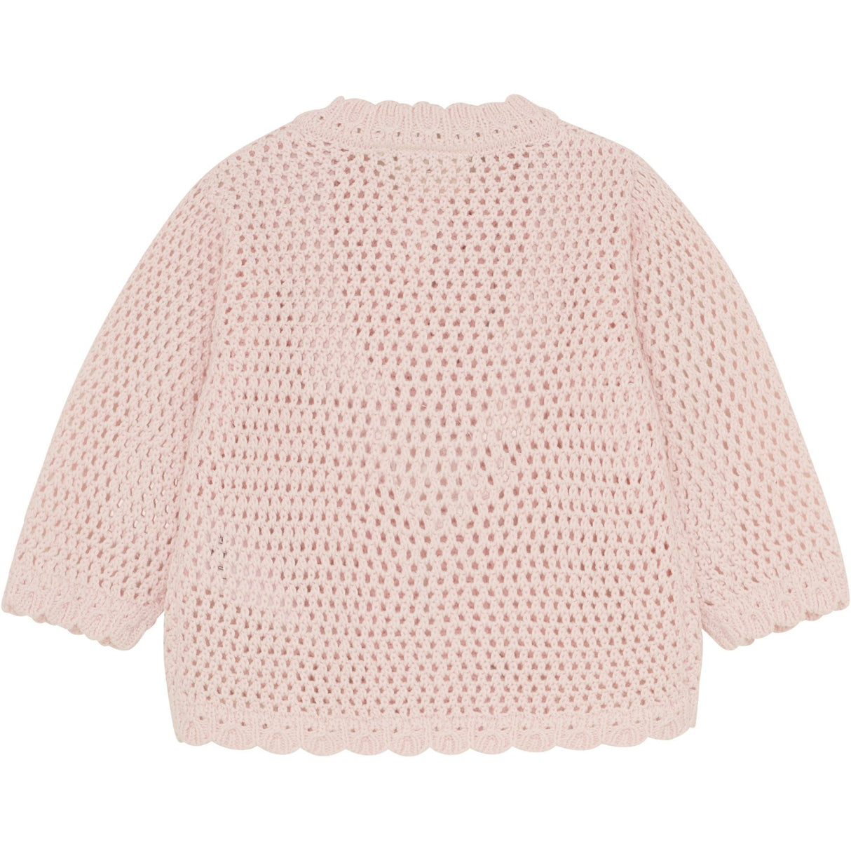Minymo Pink Dogwood Cardigan Stickad
