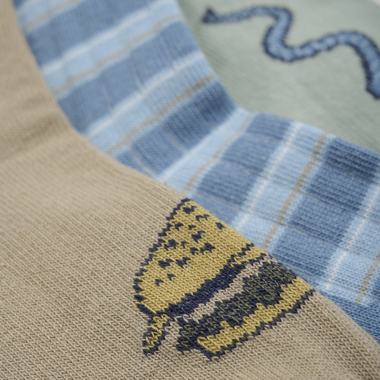 Minymo Timber Wolf Strumpor 3-Pack