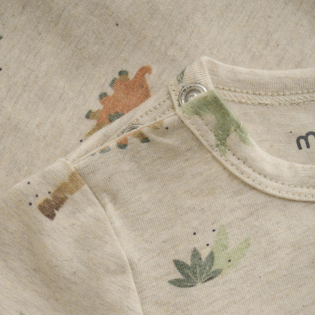 Minymo Light Beige Melange Body AOP