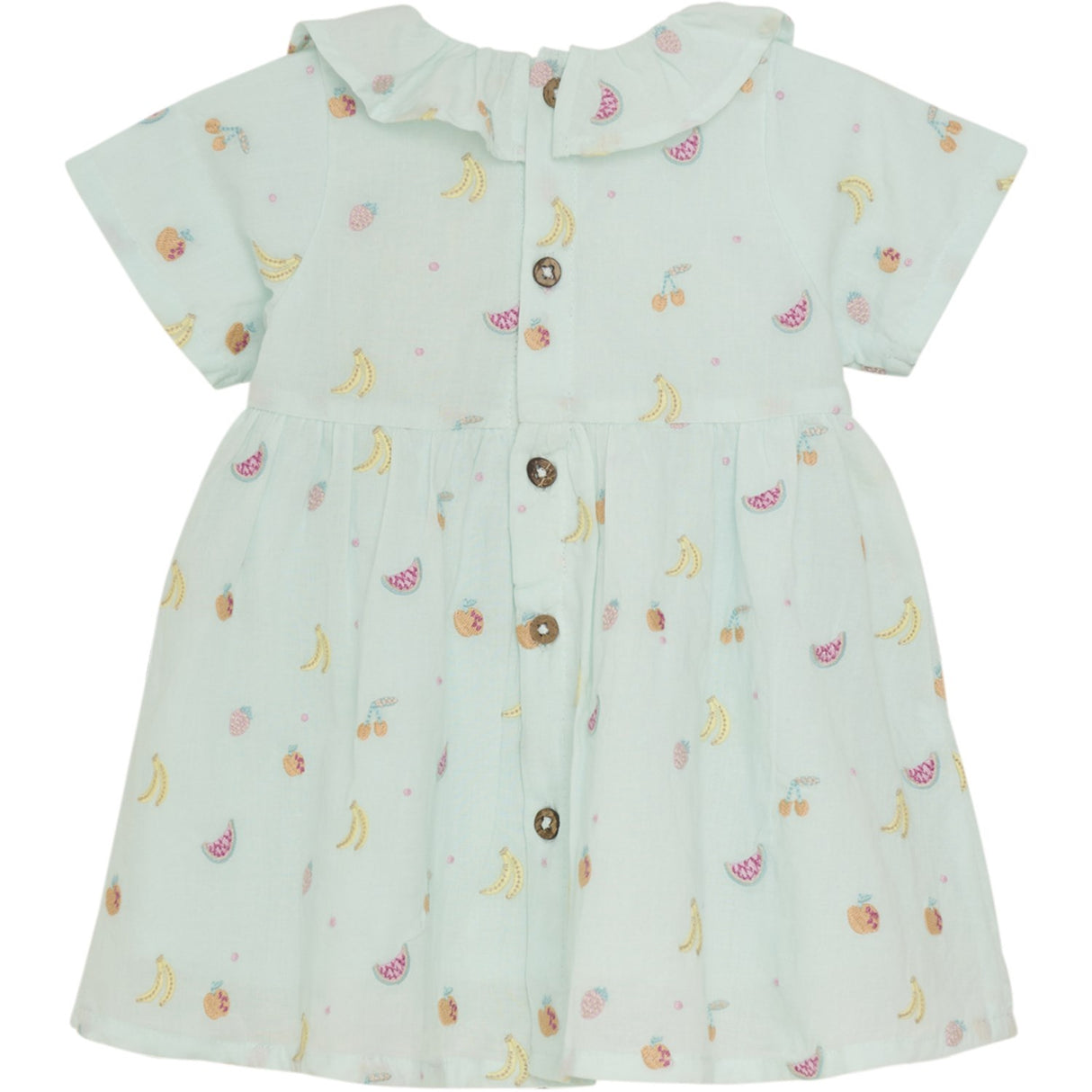 Minymo Wan Blue Klänning Broderi