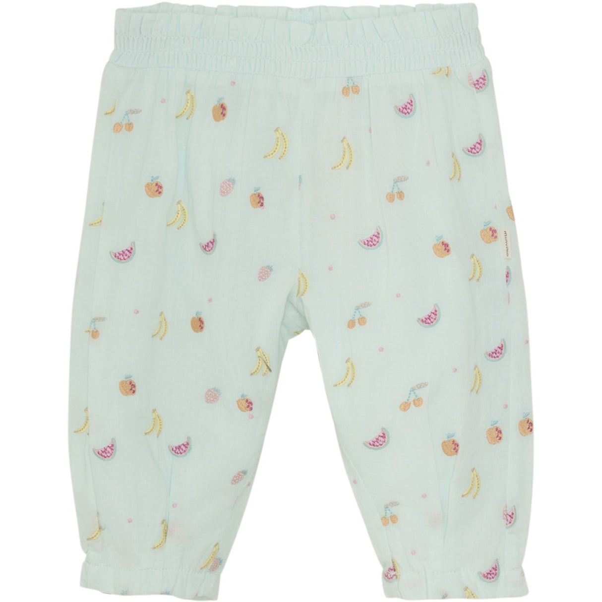 Minymo Wan Blue Byxor Embroidery