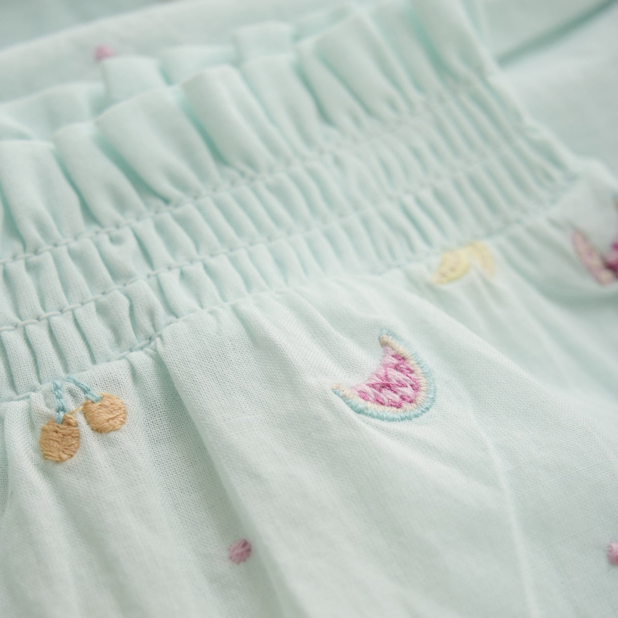 Minymo Wan Blue Byxor Embroidery