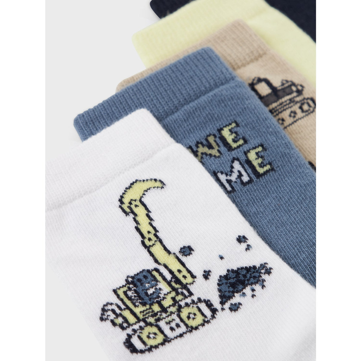 Name It Bright White Vagn 5-pack strumpor