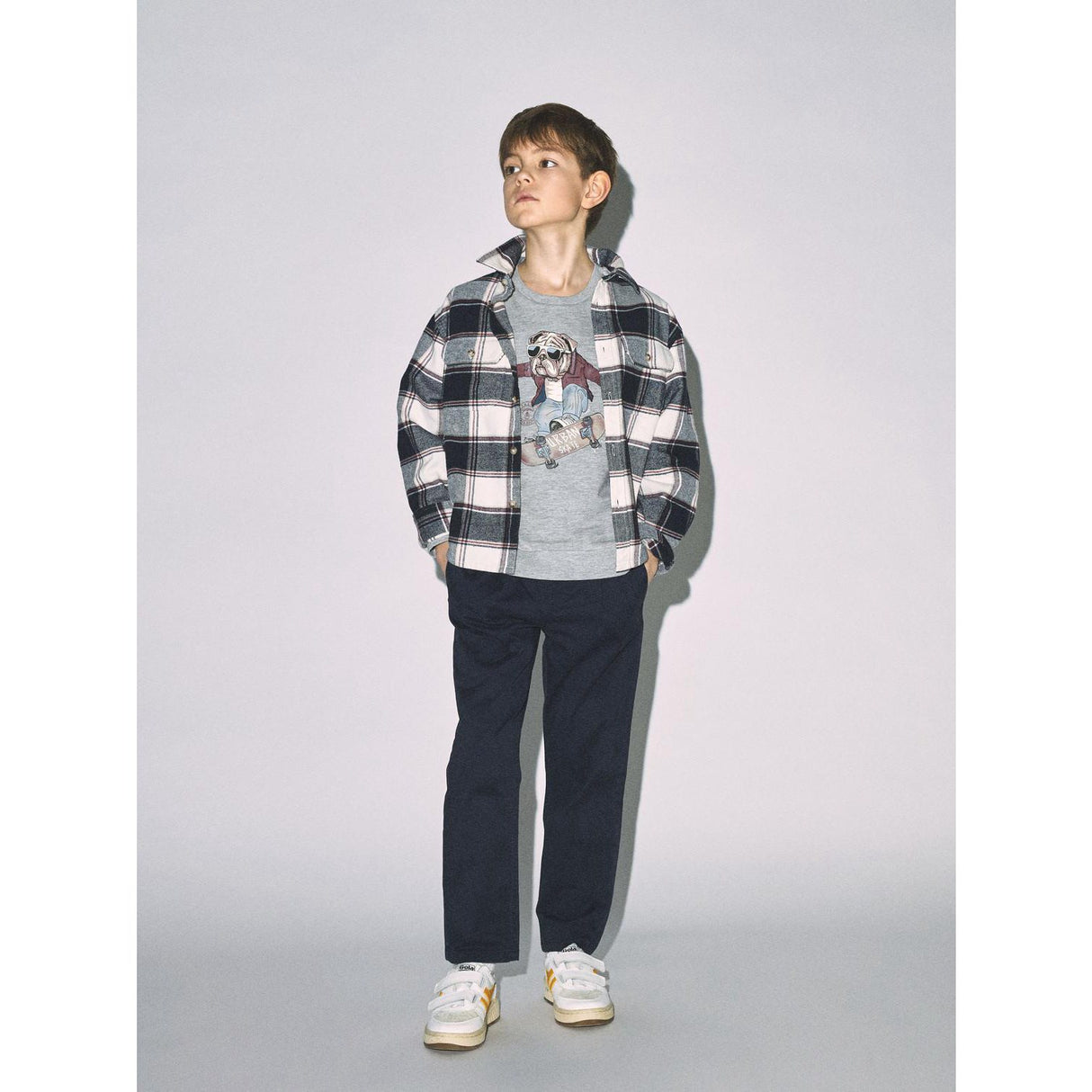 Name It Navy Blazer Tamol Oversize Skjorta