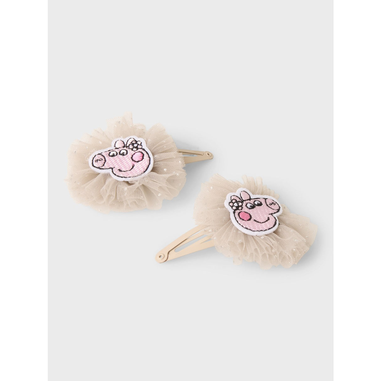 Name It Pure Cashmere Darin Peppa Pig 2-Pack Hårklämmor
