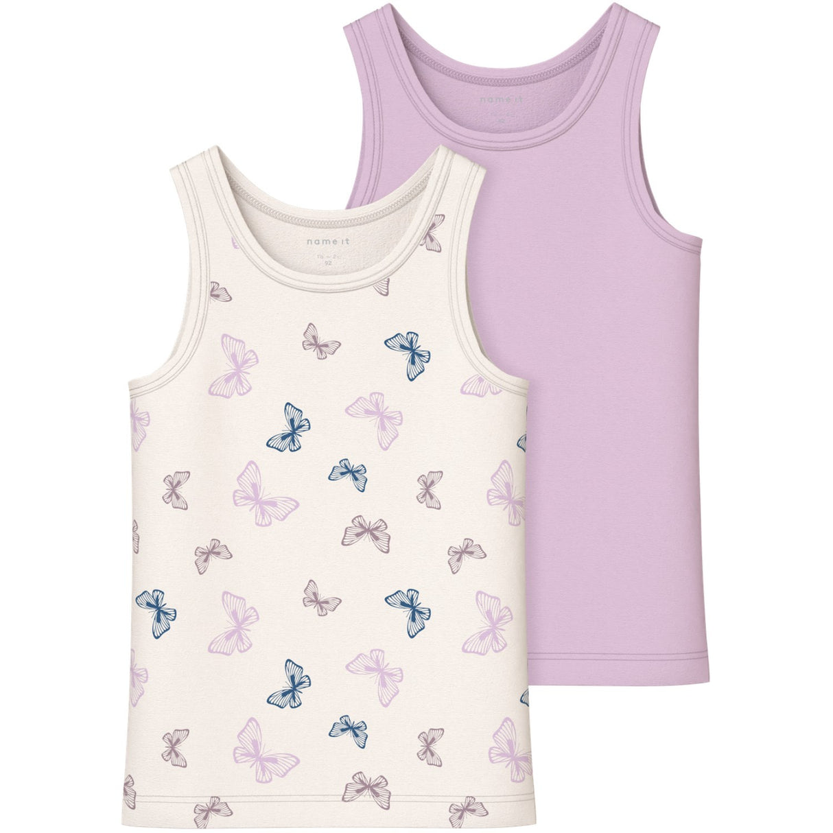 Name It Jet Stream Tank Topp 2-pack Jet Stream Butterfly Noos