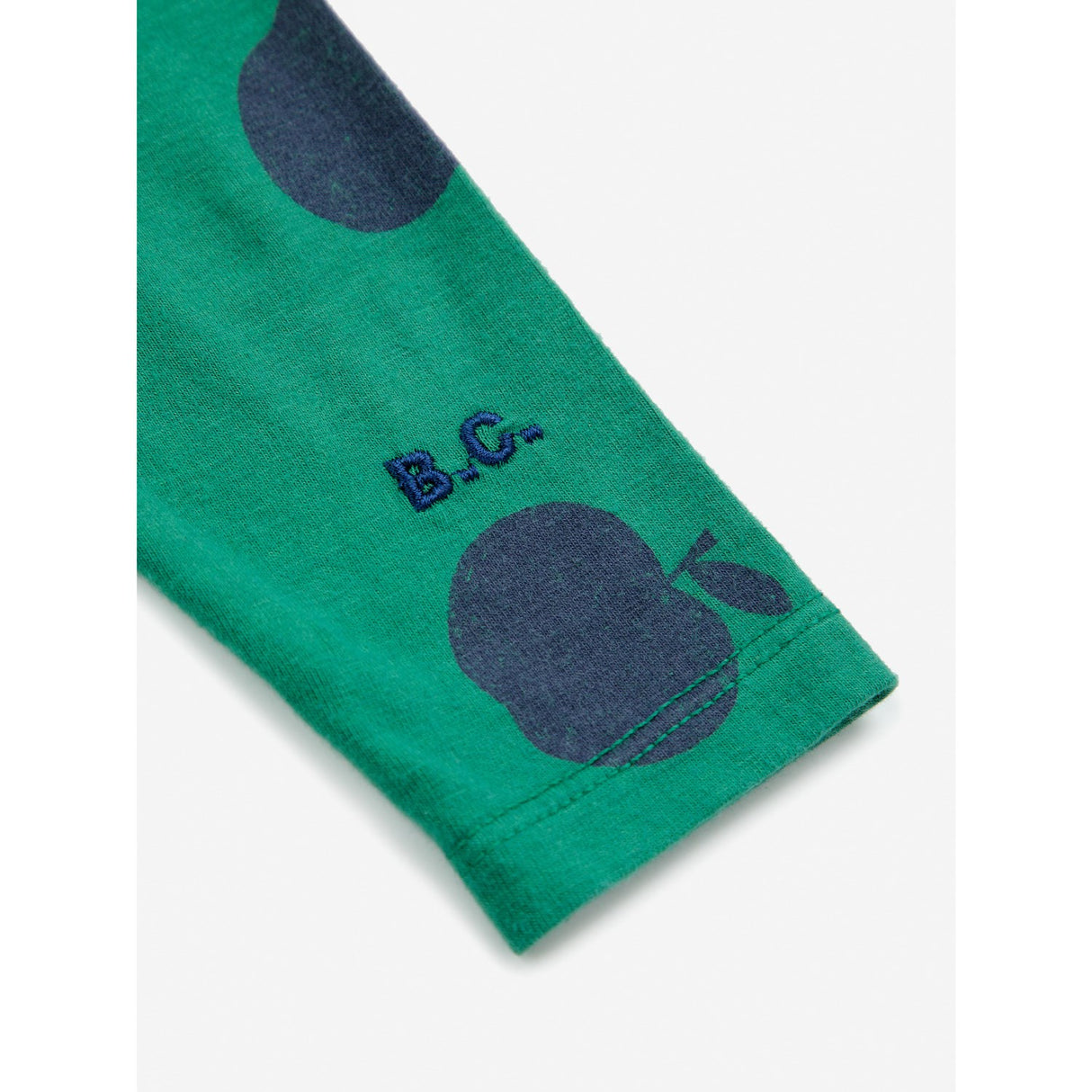 Bobo Choses Green Baby Poma All Över Green Leggings