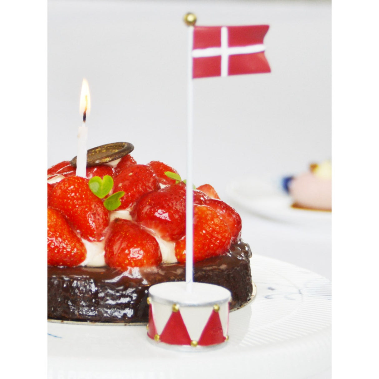 Barn från Friis Bordsflagga Trumma