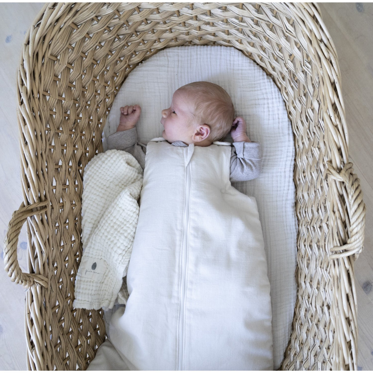 Pine Cone Cream Kadera Tygblöjor 4-lagers musslin 2-pack