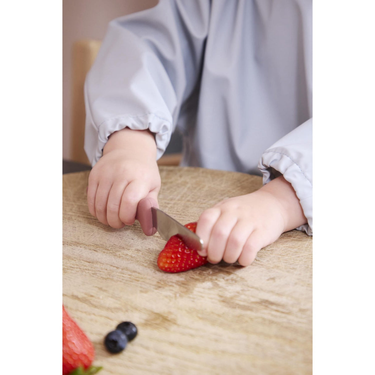 FILIBABBA Knivset för barn - 2-pack - Warm Grey/Rose