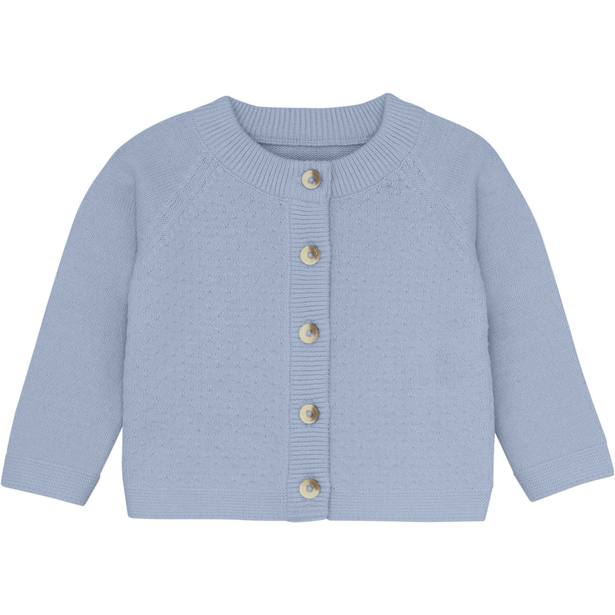 Huttelihut Mjuk Chambray Cardigan Stickad