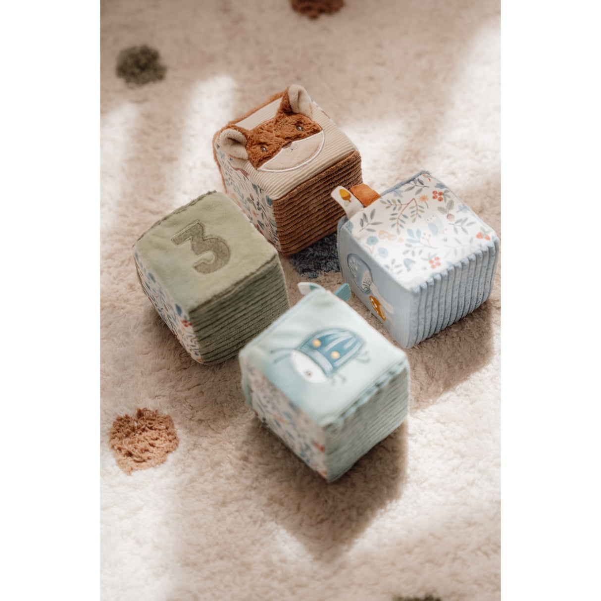 Little Dutch Forest Friends Blue Aktivitetsterninger 4-Pack