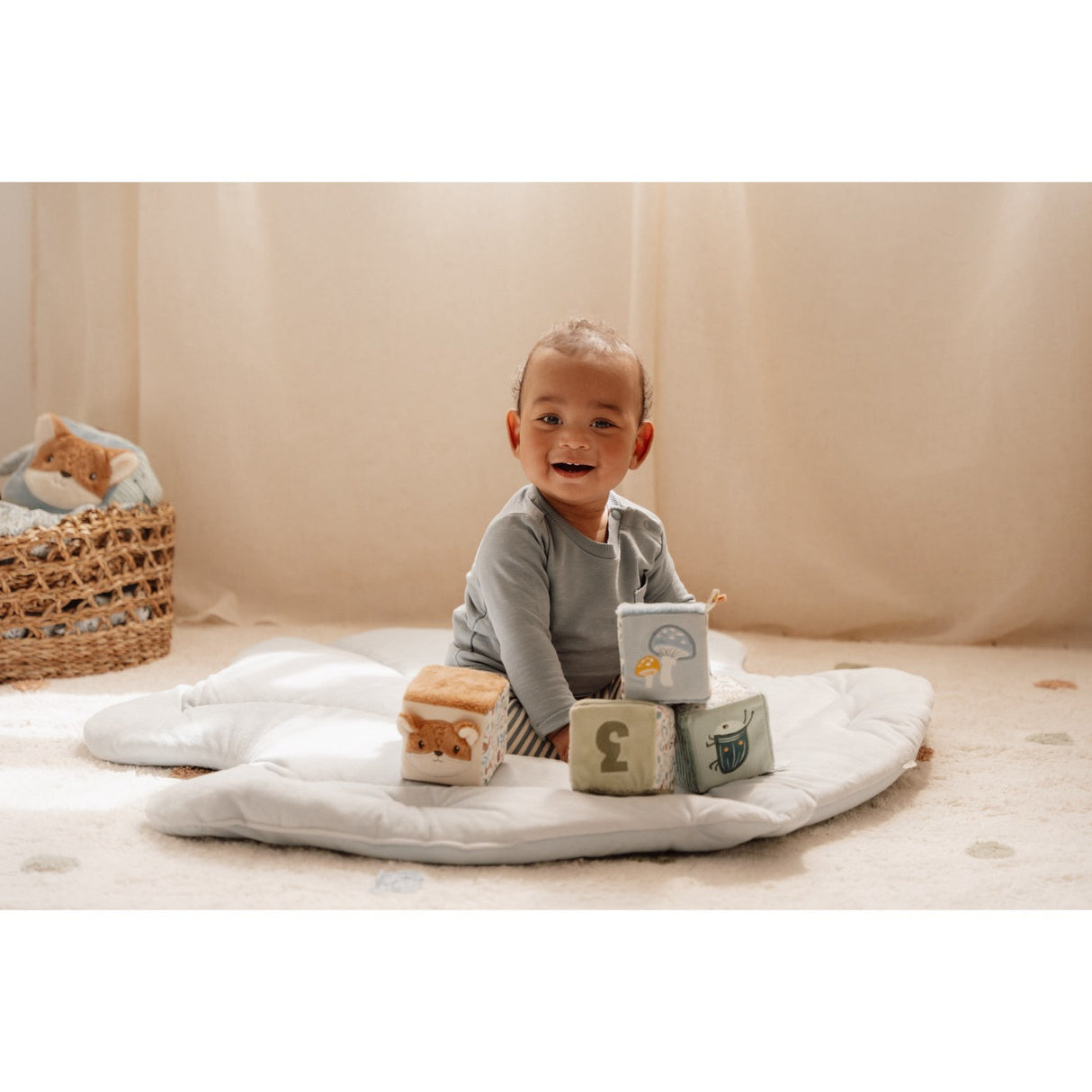 Little Dutch Forest Friends Blue Aktivitetsterninger 4-Pack