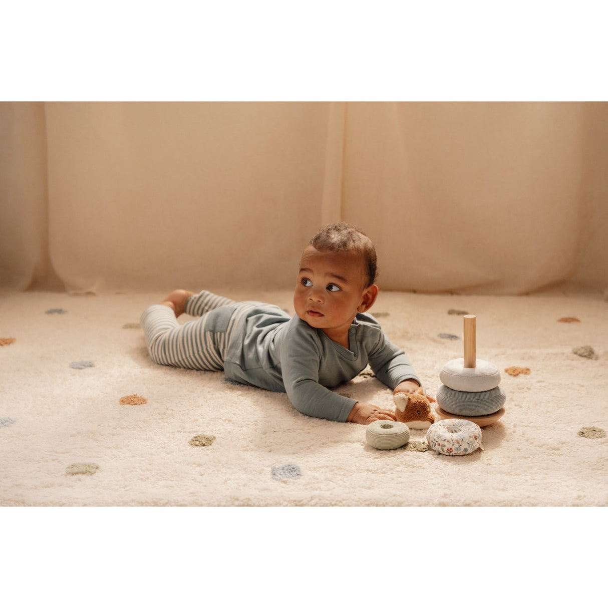 Little Dutch Forest Friends Blue Stableringe