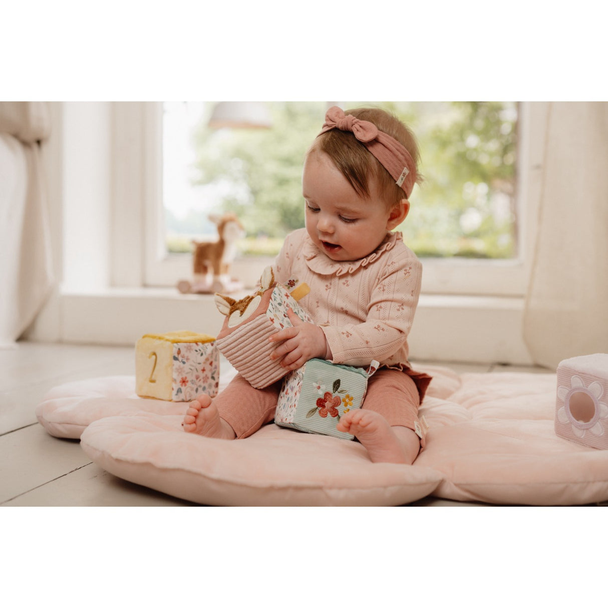 Little Dutch Fairy Garden Pink Plys Terninger