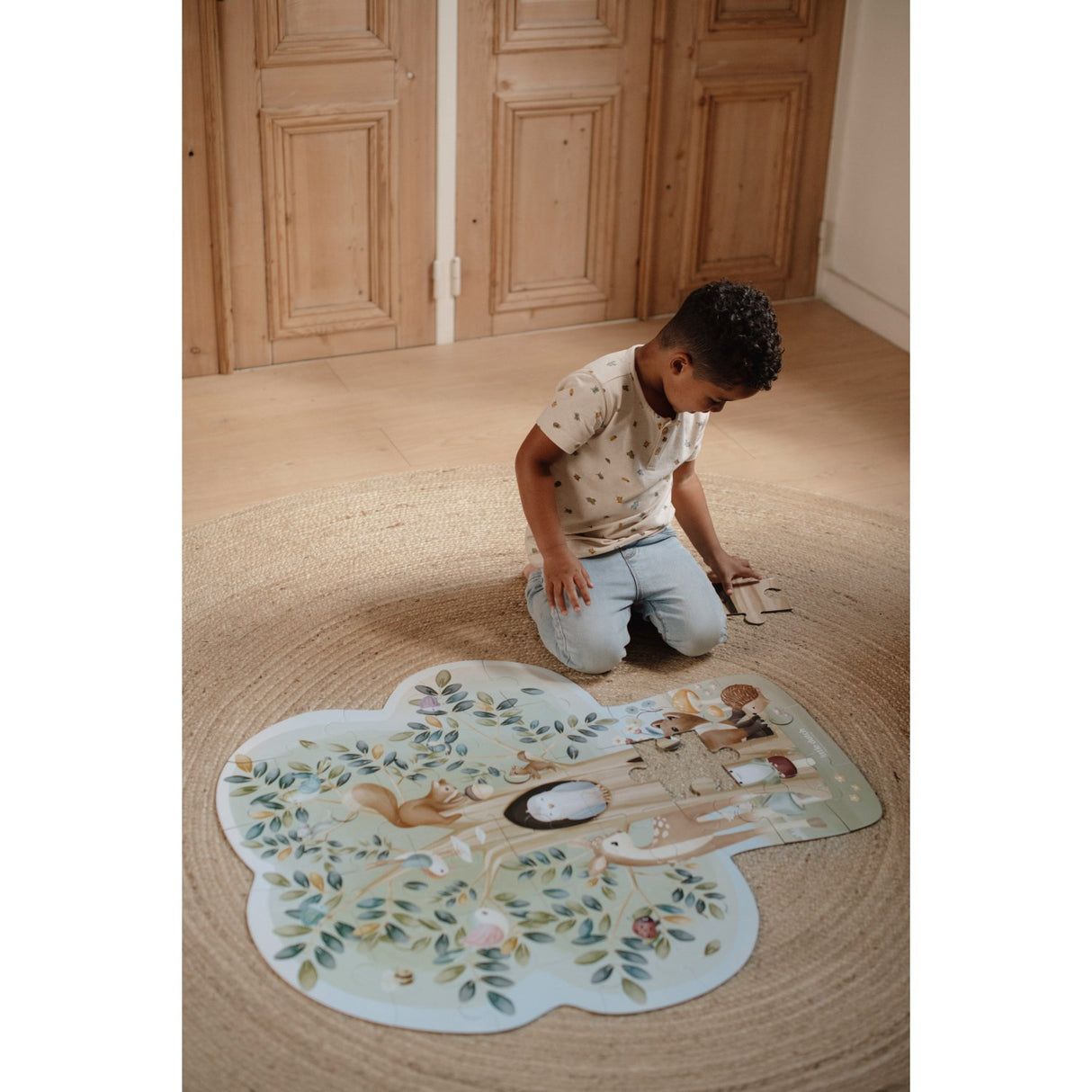 Little Dutch Forest Friends Multi Gulvpuslespil