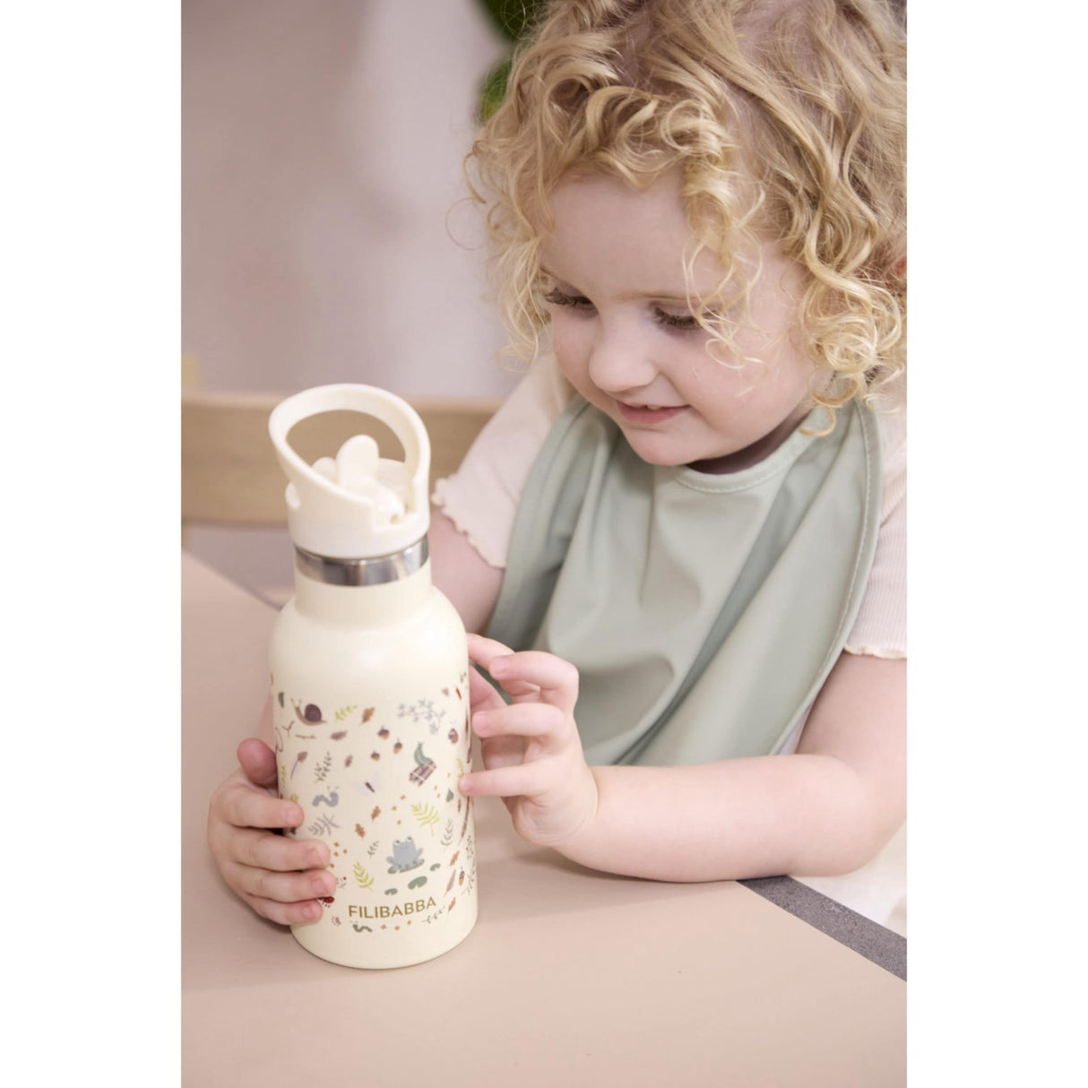 FILIBABBA Vattenflaska i rostfritt stål Little Wonders