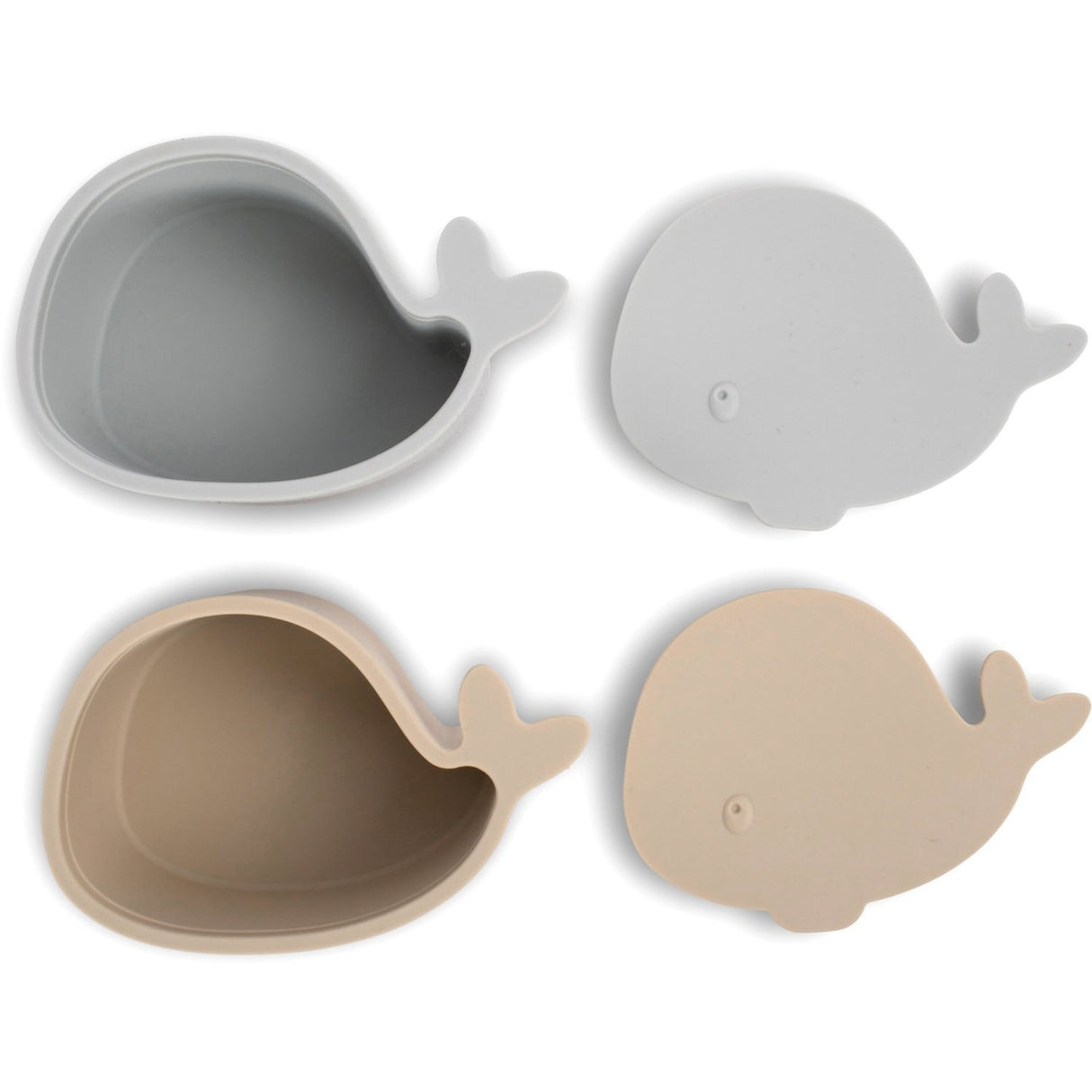 FILIBABBA Set med 2 små snackslådor Christian Pearl Blå