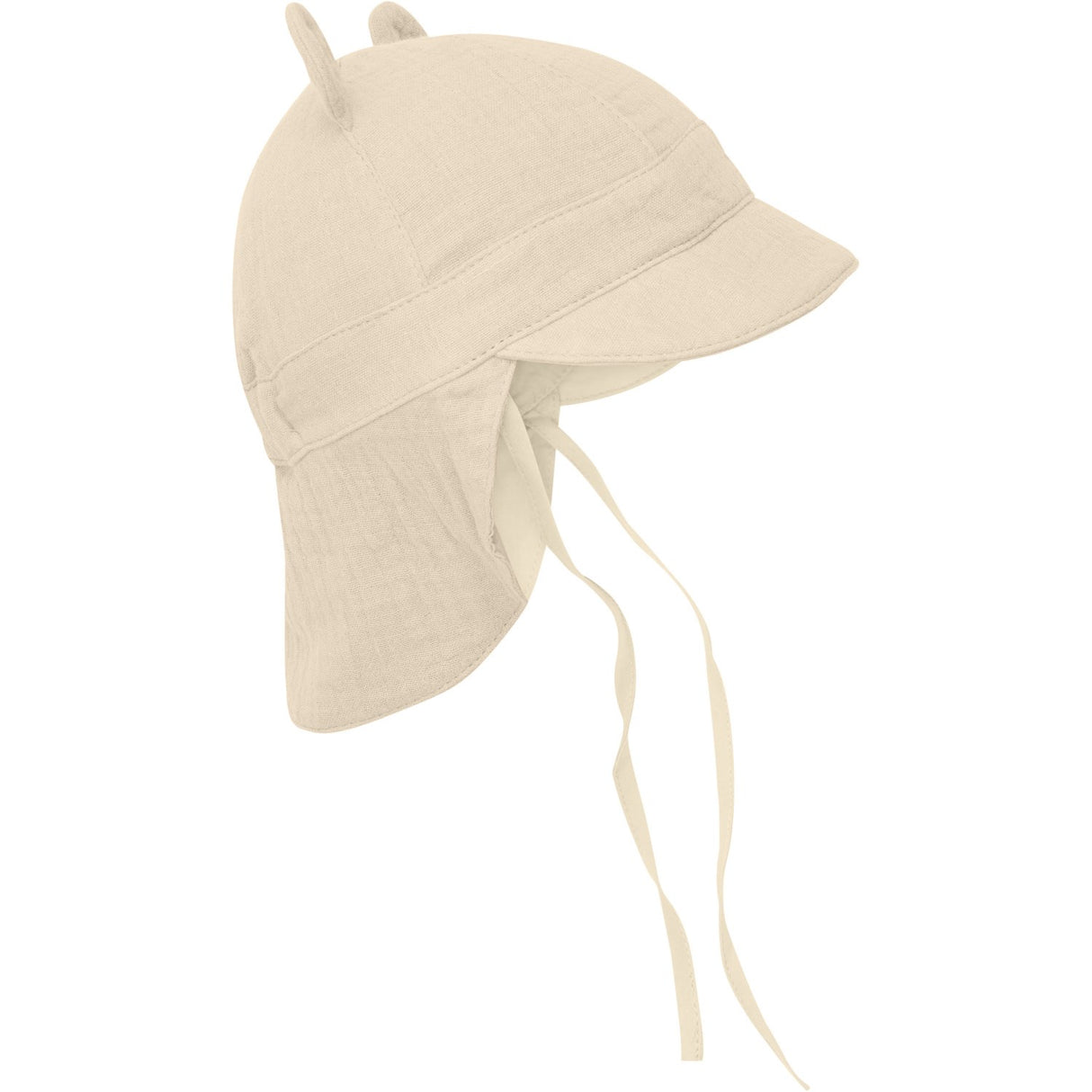 Huttelihut Irish Cream Sommar Hatt Öron Muslin
