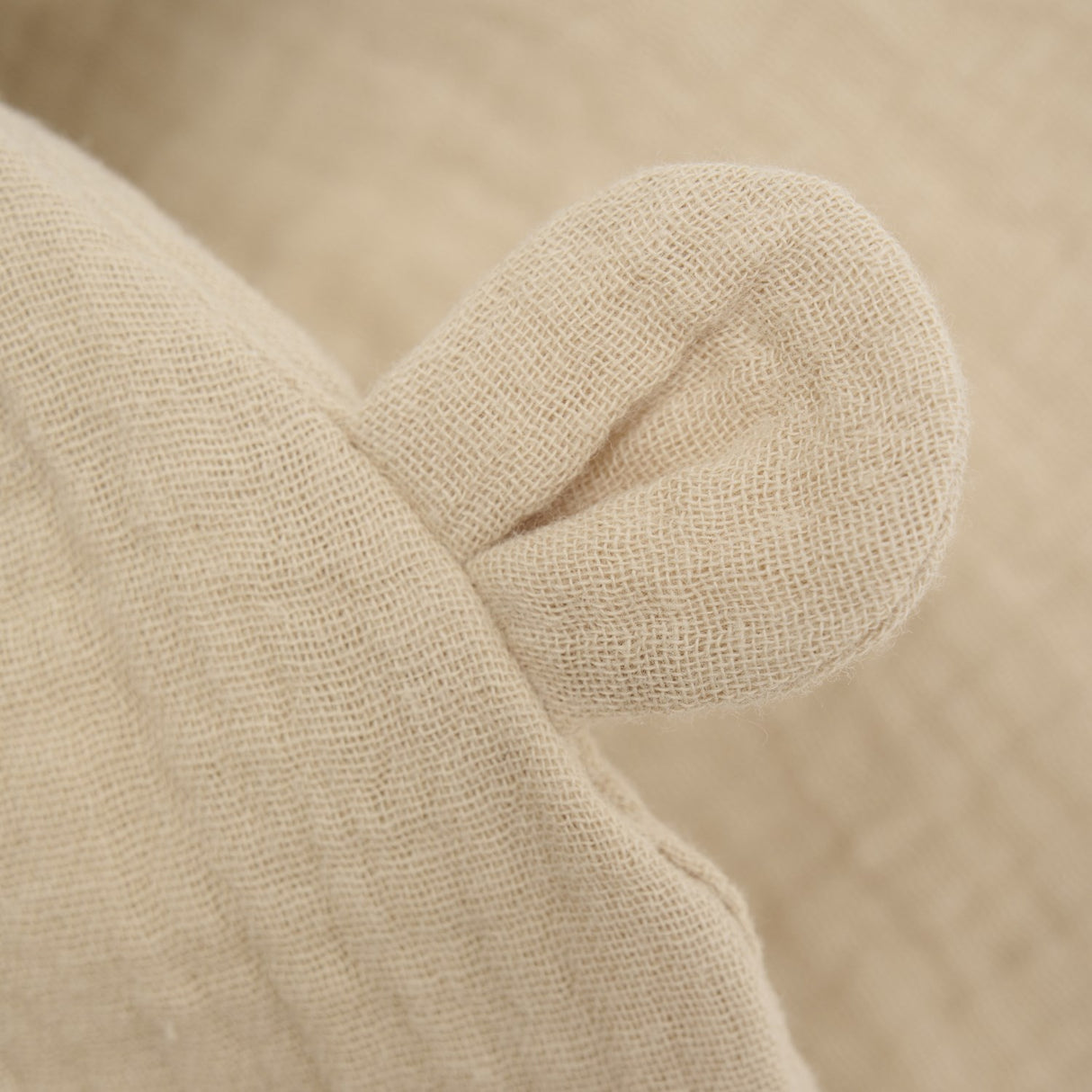 Huttelihut Irish Cream Sommar Hatt Öron Muslin