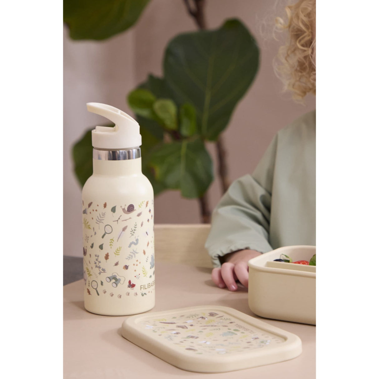 FILIBABBA Vattenflaska i rostfritt stål Little Wonders