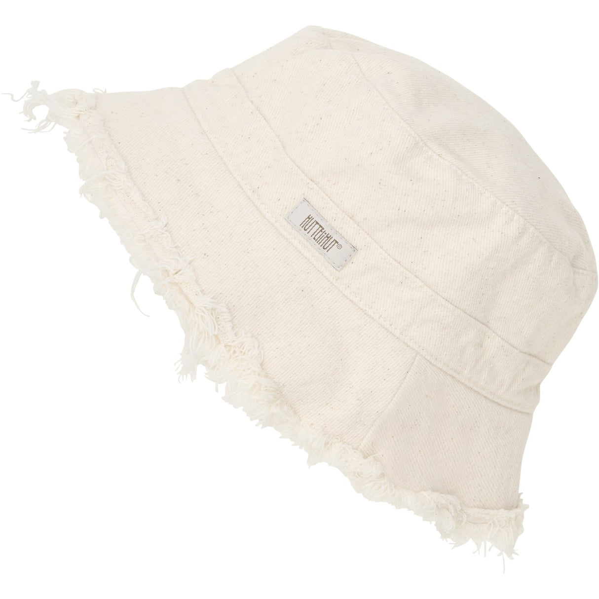 Huttelihut Irish Cream Bucket Hat Linne Denim