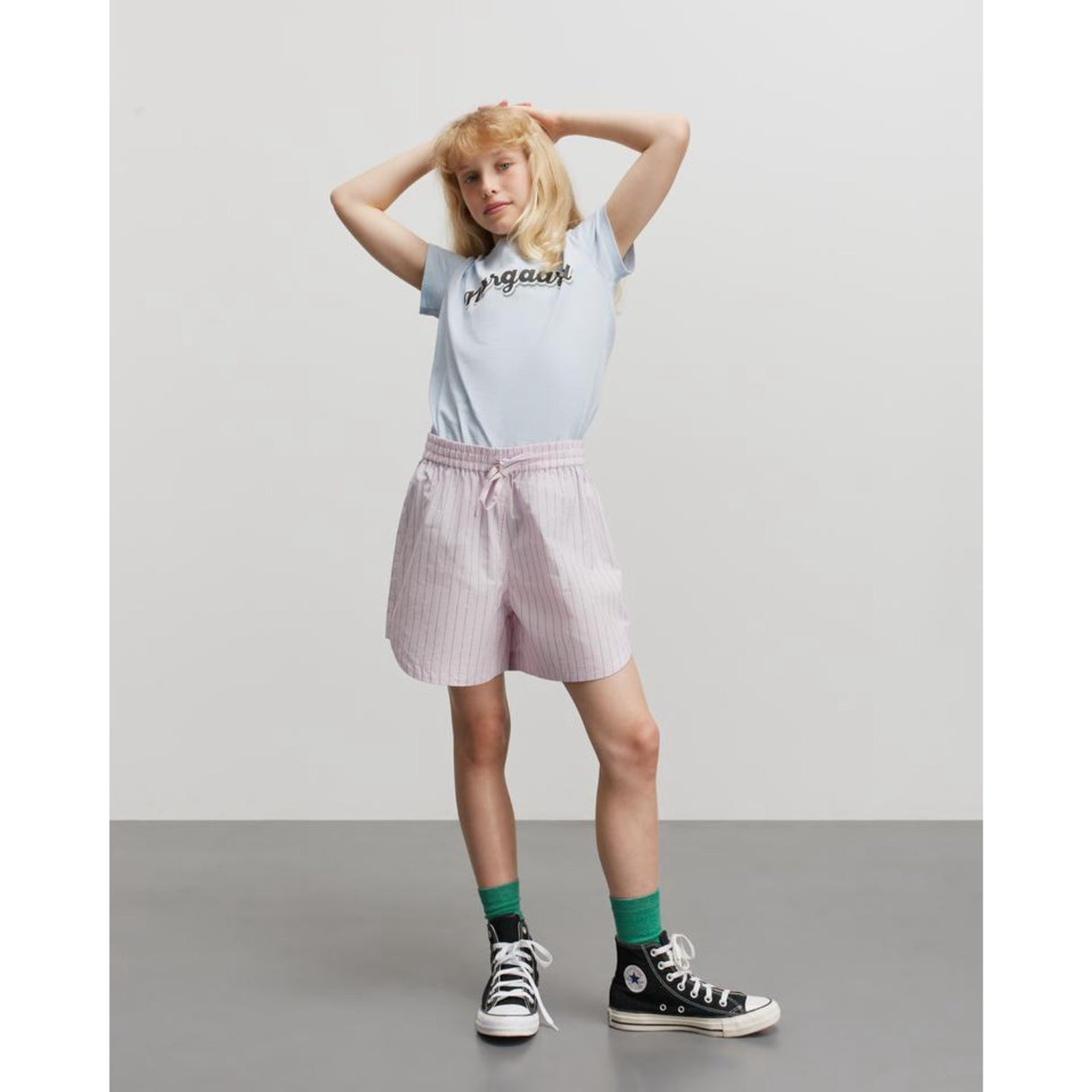 Mads Nørgaard Cashmere Blue Single Ekologisk Tuvina T-shirt