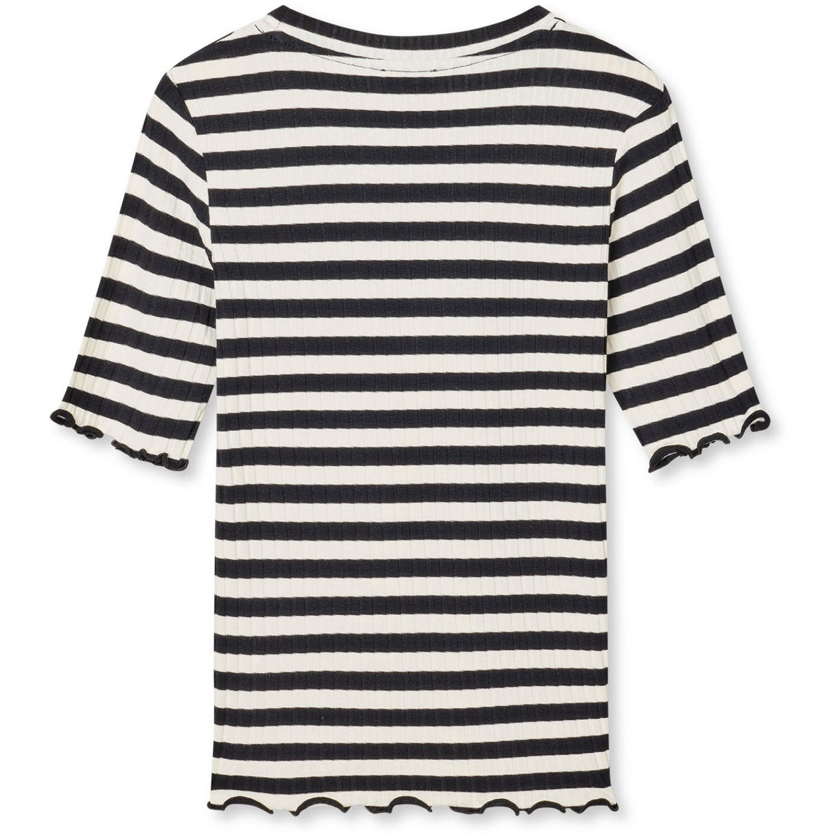 Mads Nørgaard Svart/Vanilj Ice 5X5 Classic Stripe Tuviana Tee