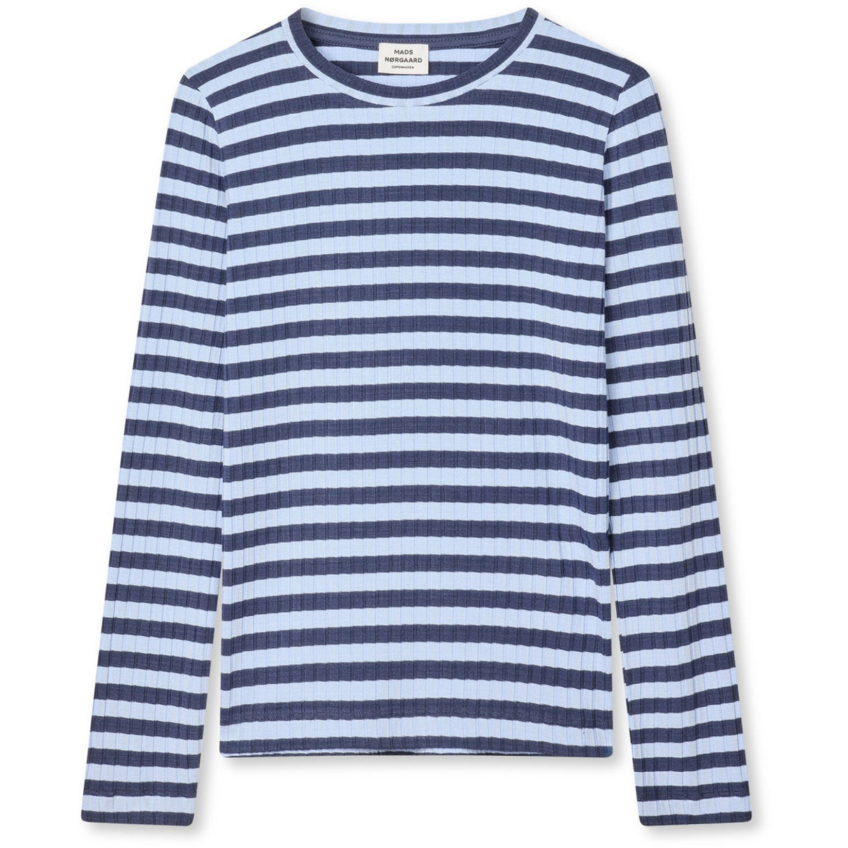Mads Nørgaard Parisian Nigth/Cashmere Blue 5X5 Classic Stripe Talika Topp