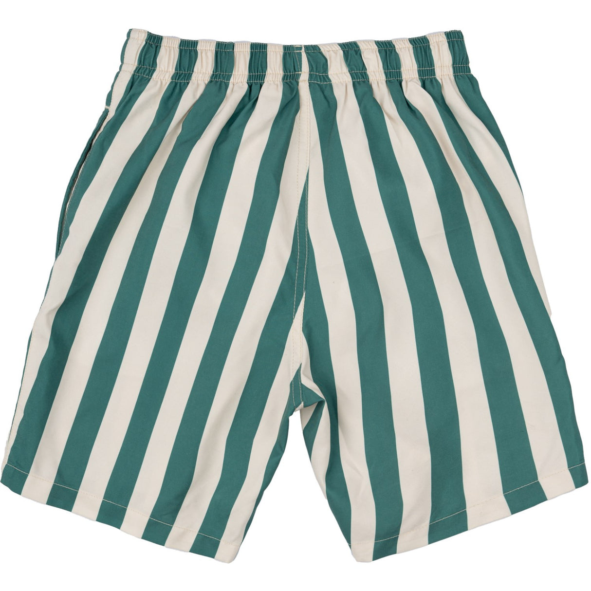 The New Bottle Green Striped Nibes Badeshorts