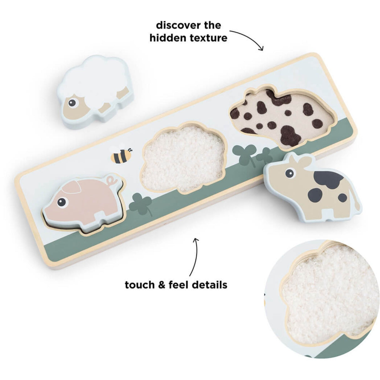 DonebyDeer Färgblandning Sensoriskt pussel Liten gård Färg Mix