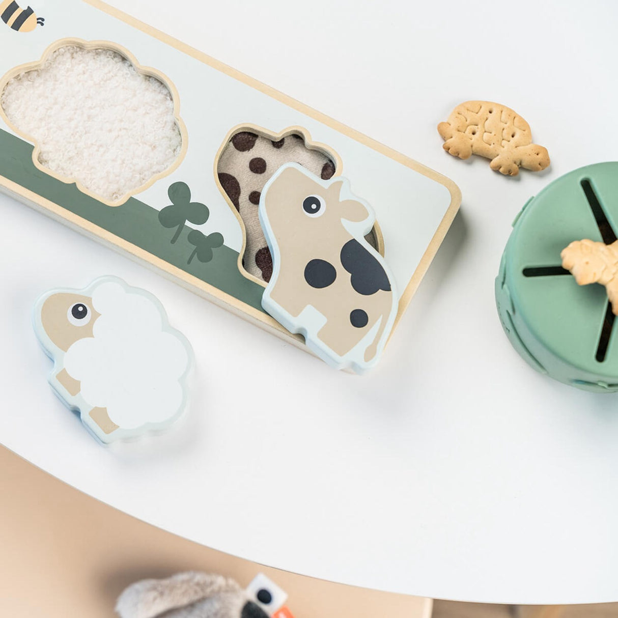 DonebyDeer Färgblandning Sensoriskt pussel Liten gård Färg Mix