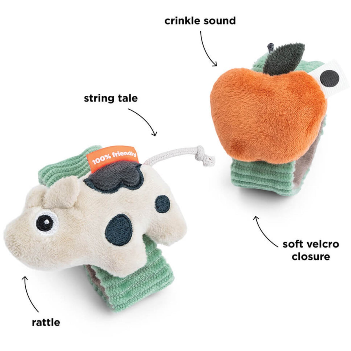 DonebyDeer Grön Handledsskallra Set 2 st. Dotti