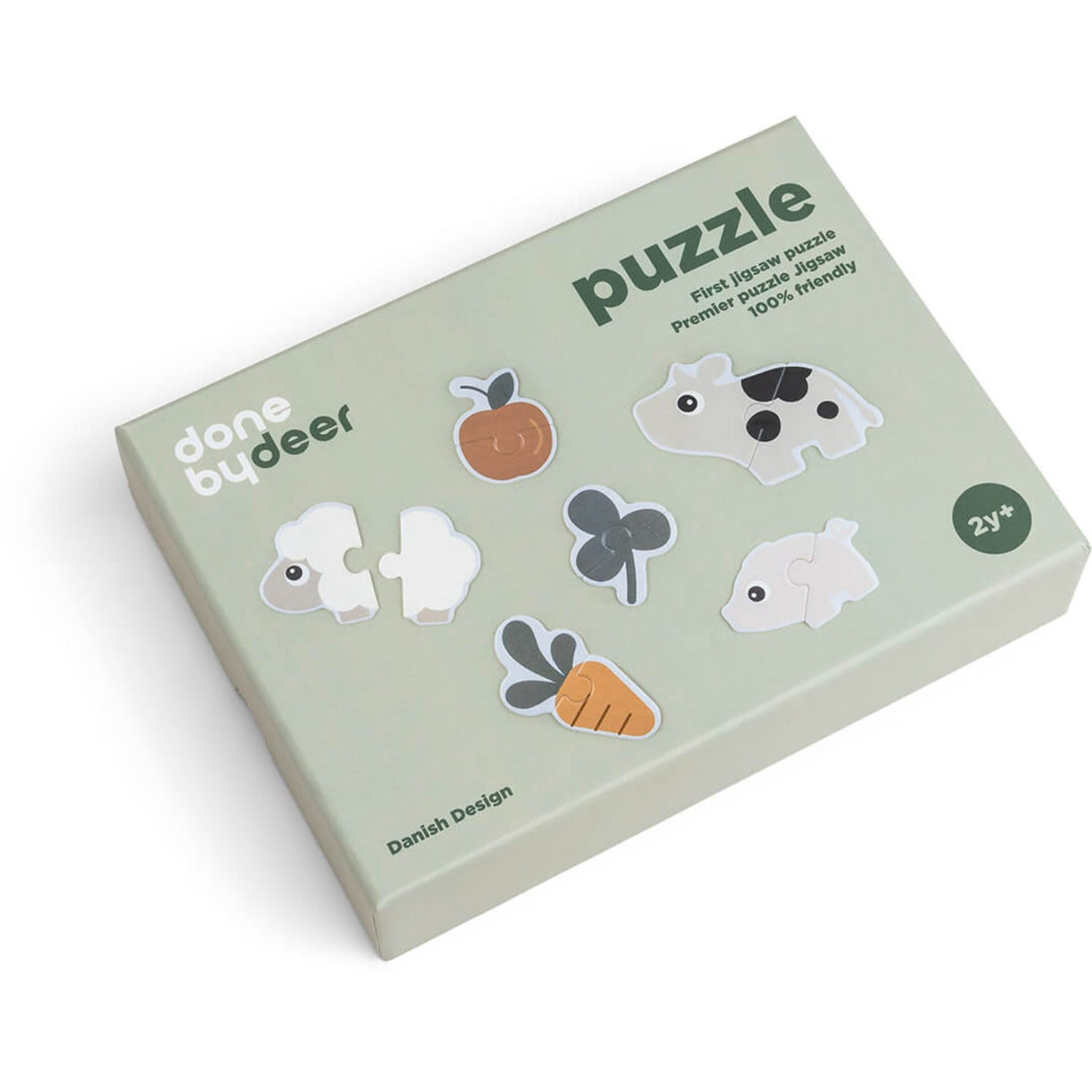 DonebyDeer Färg Mix: Första Jigsaw Puzzle Tiny Farm