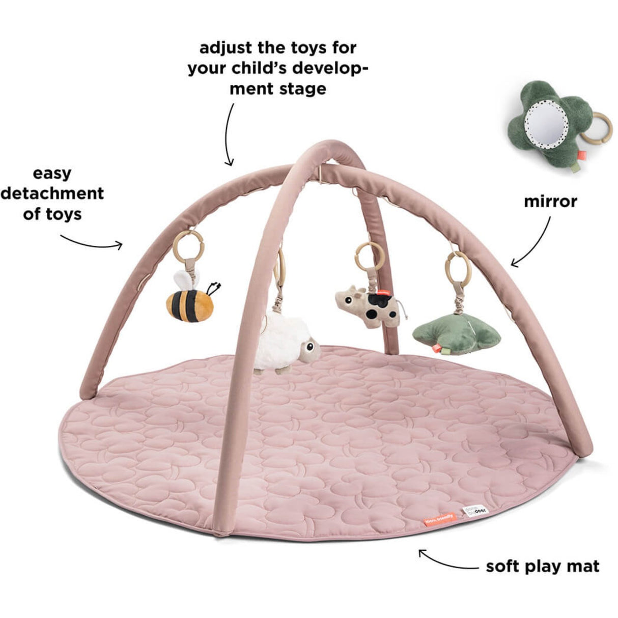 DonebyDeer Powder Aktivitet Lekmatta Tiny Farm