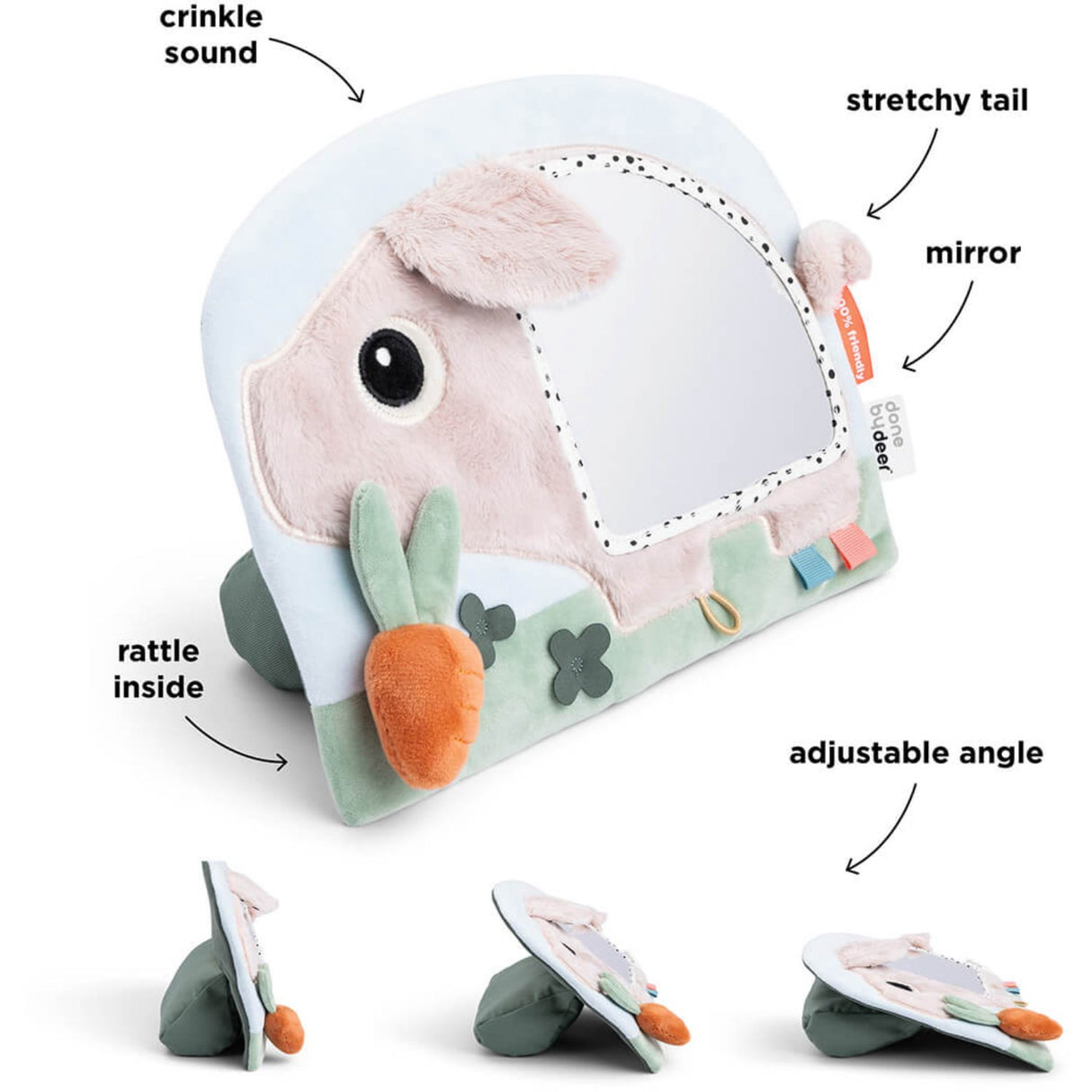 DonebyDeer Colour Mix Aktivitetsgolv Spegel Pigee