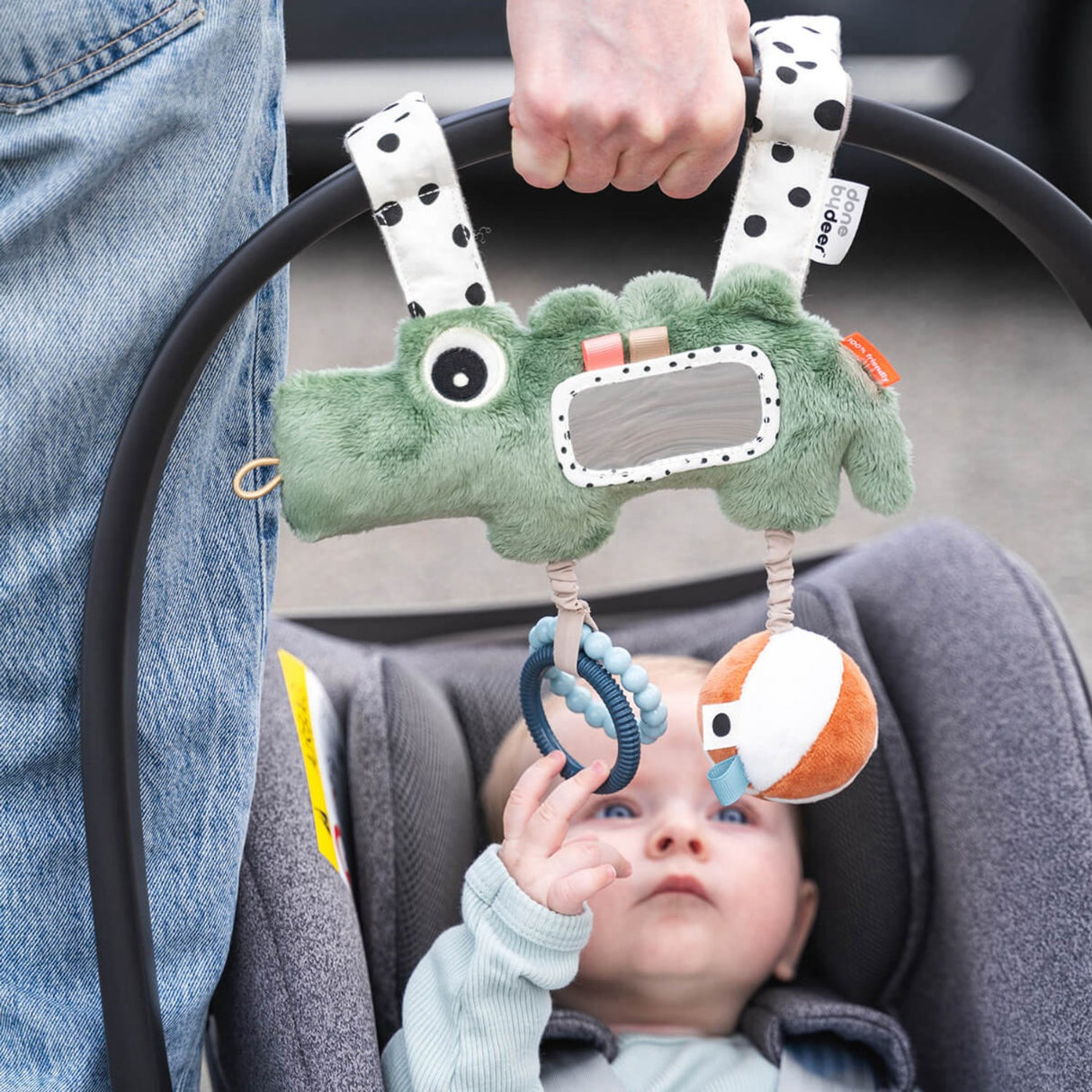 DonebyHjort Grön Croco Aktivitetshängare