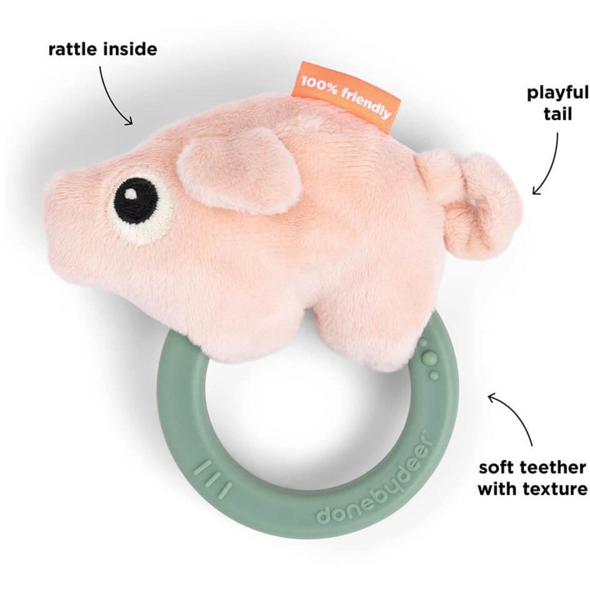 DonebyDeer Colour Mix Sanserangle w / Teether Pigee