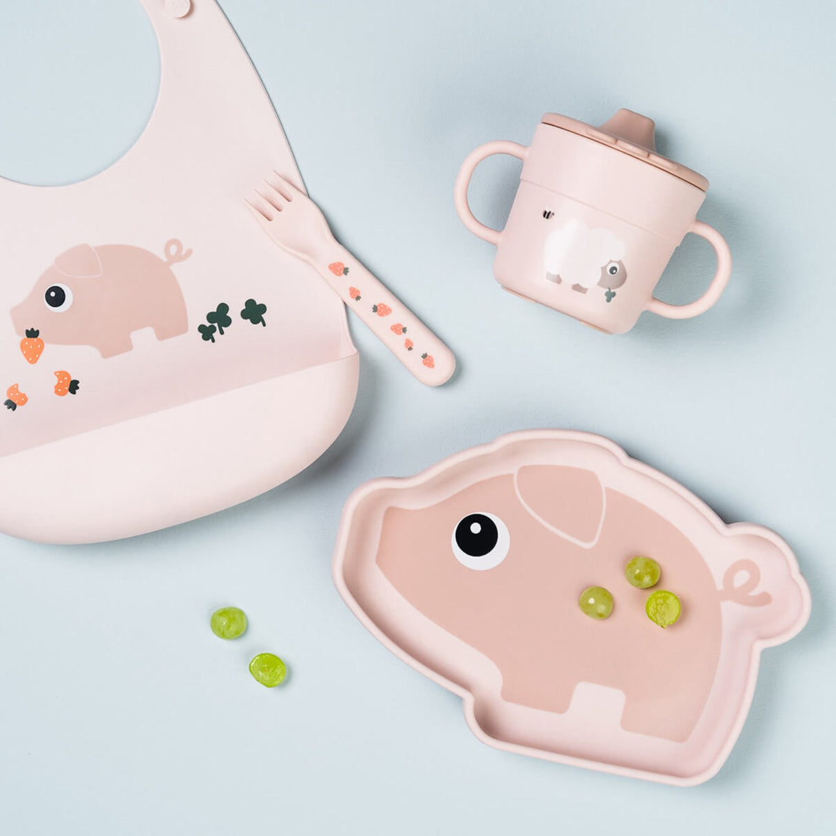 DonebyDeer Pulver Silikon Stick & Stay Platta Pigee