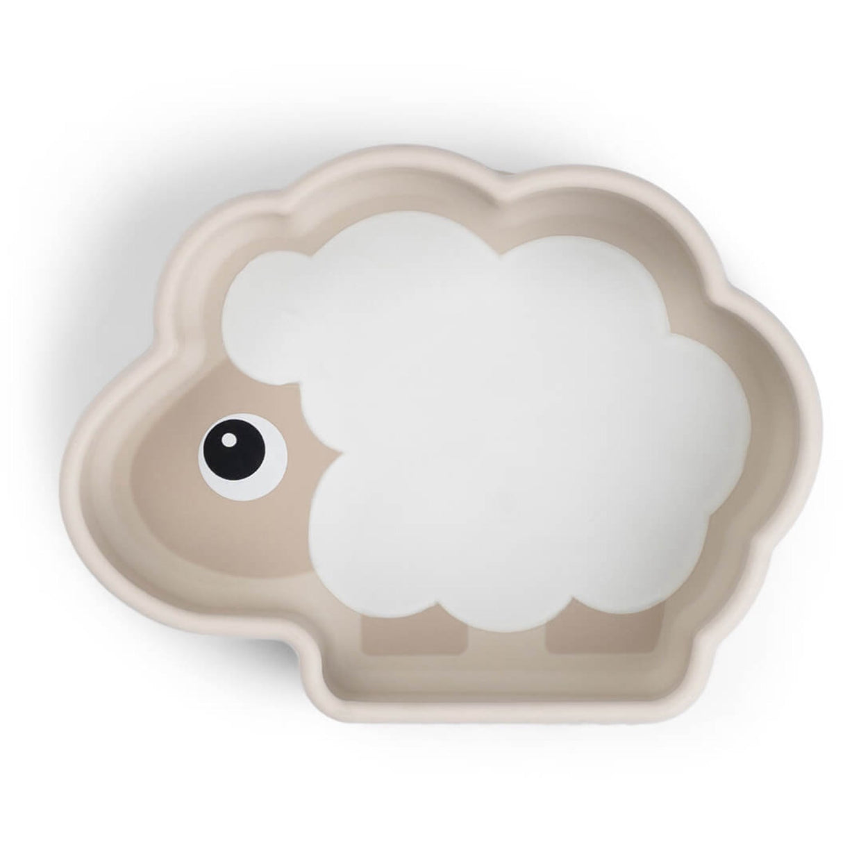 DonebyDeer Sand Silikon Stick & Stay Bowl Sheepy