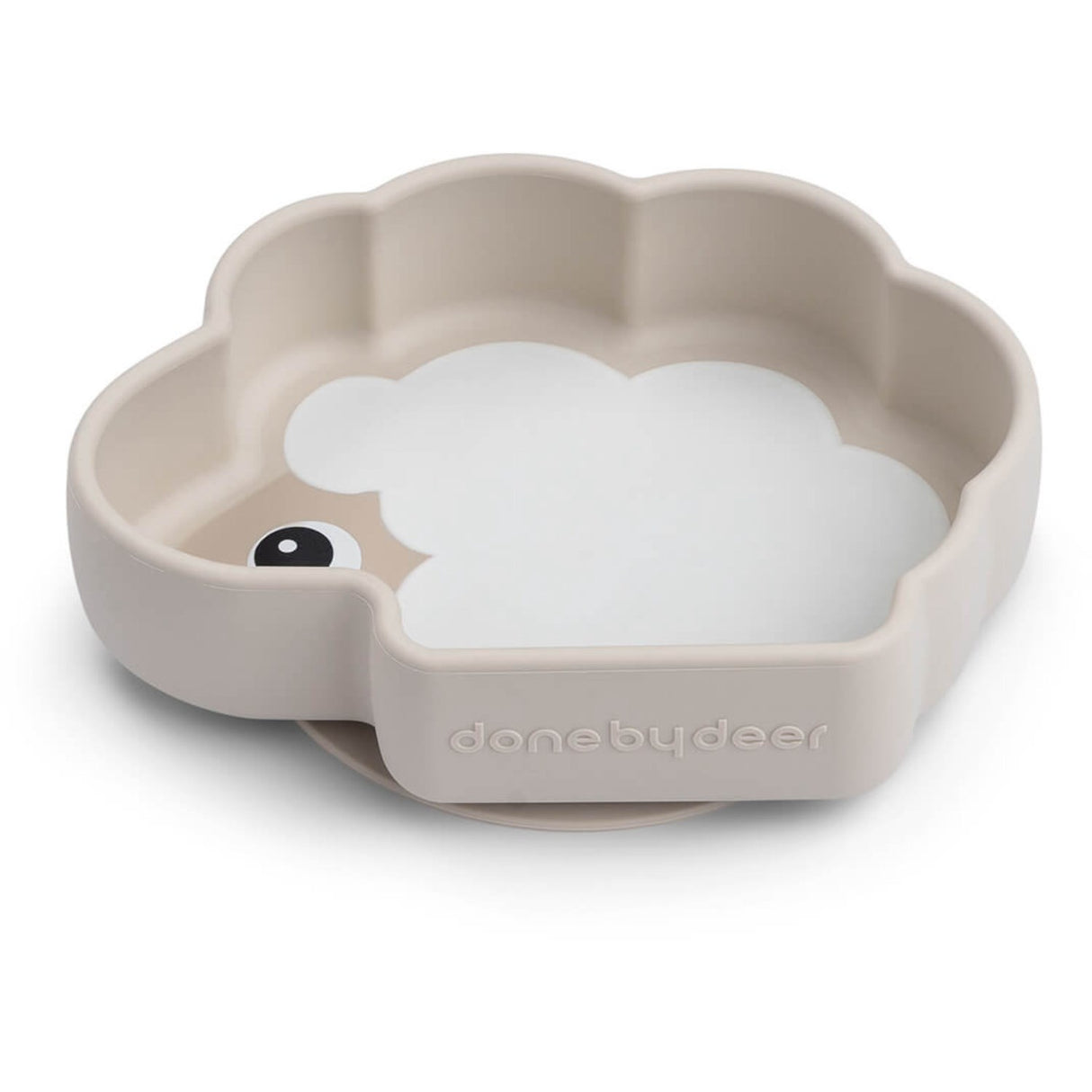 DonebyDeer Sand Silikon Stick & Stay Bowl Sheepy