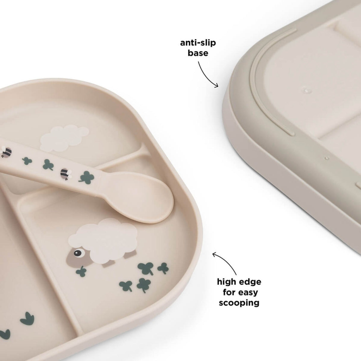 DonebyHjort Sand Foodie Delad Tallrik Liten gård