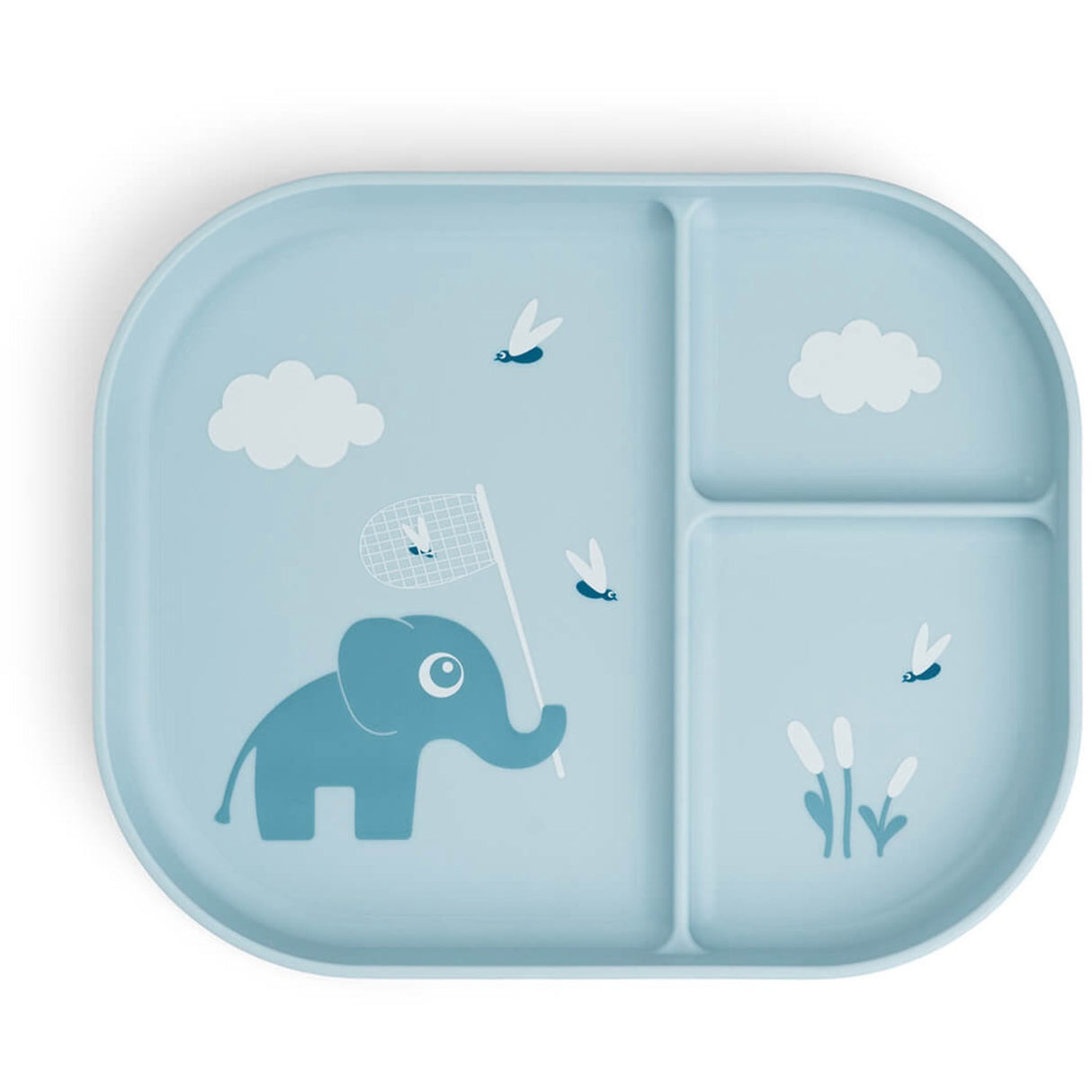 DonebyDeer Blå Foodie Delad Tallrik Elphee